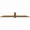 Ekena Millwork Eugene Smooth Timber Gable Bracket, Western Red Cedar, 60"W x 12"H x 1 1/2"D x 3 1/2"F, 5/12 Pitch GBW060X12X0204EUG00SWR - alternate 5